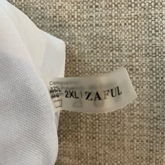 ZAFUL Plus Size Two Piece Tankini Swimsuit Women’s Size XXL High Waisted Bottoms - Picture 9 of 12